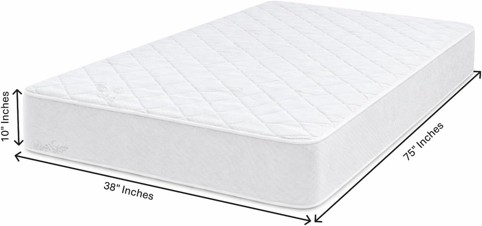 Twin Size Mattress – 10 Inch Cool Memory Foam & Spring Hybrid Mattress