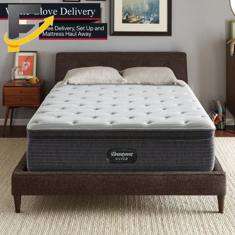 Beautyrest Silver BRS900 15in. Medium Hybrid Pillow Top Full Mattress