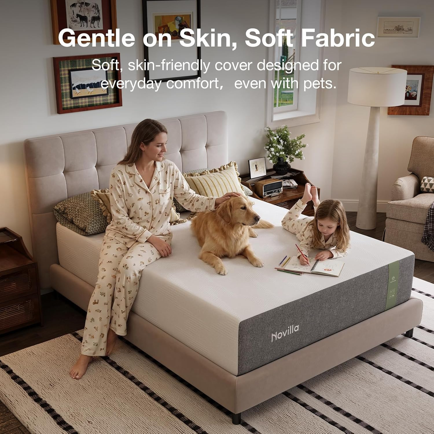 6 Inch Twin Mattress for Kids, Mattress in a Box with Nanogel Memory Foam for Co