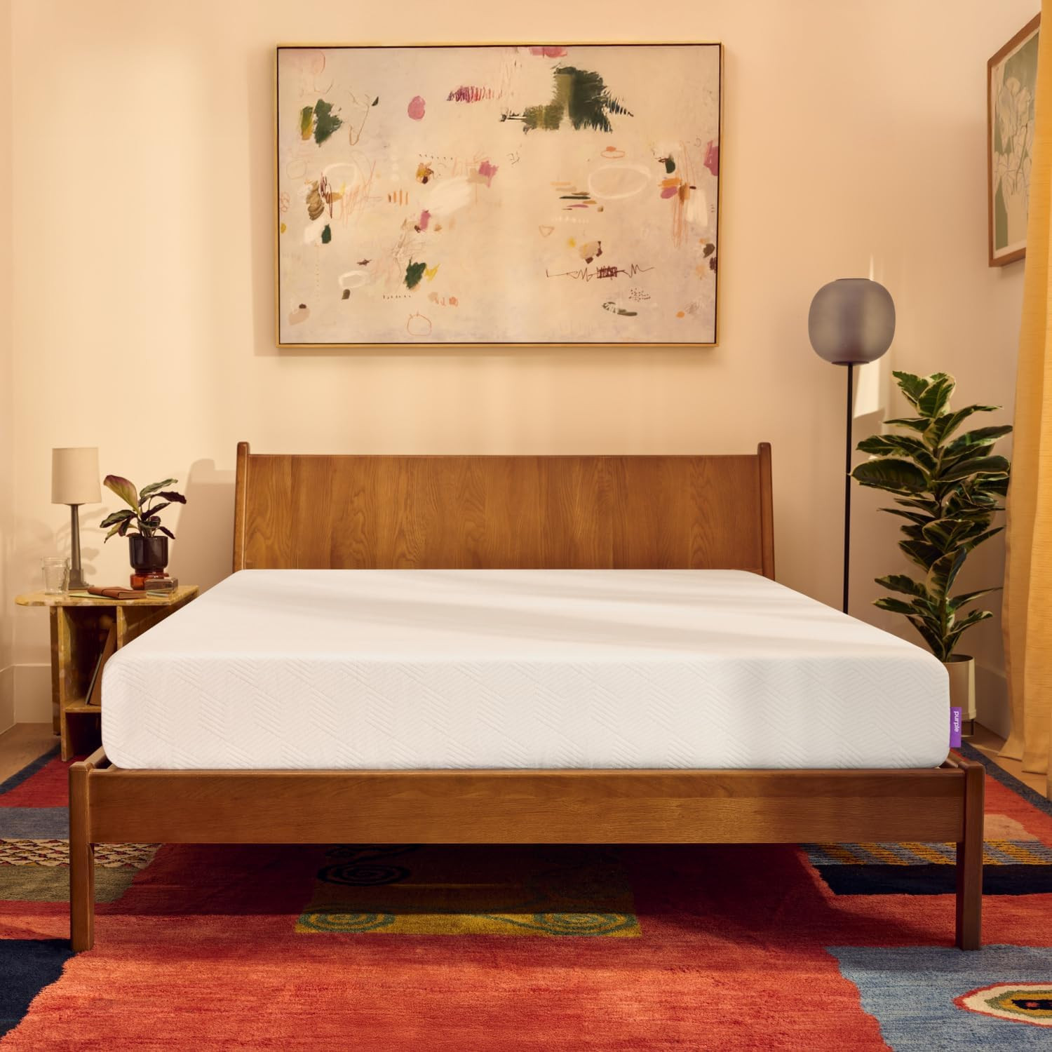Purpleflex Queen Mattress – 8″ Gelflex Grid, Better than Memory Foam, Temperatur