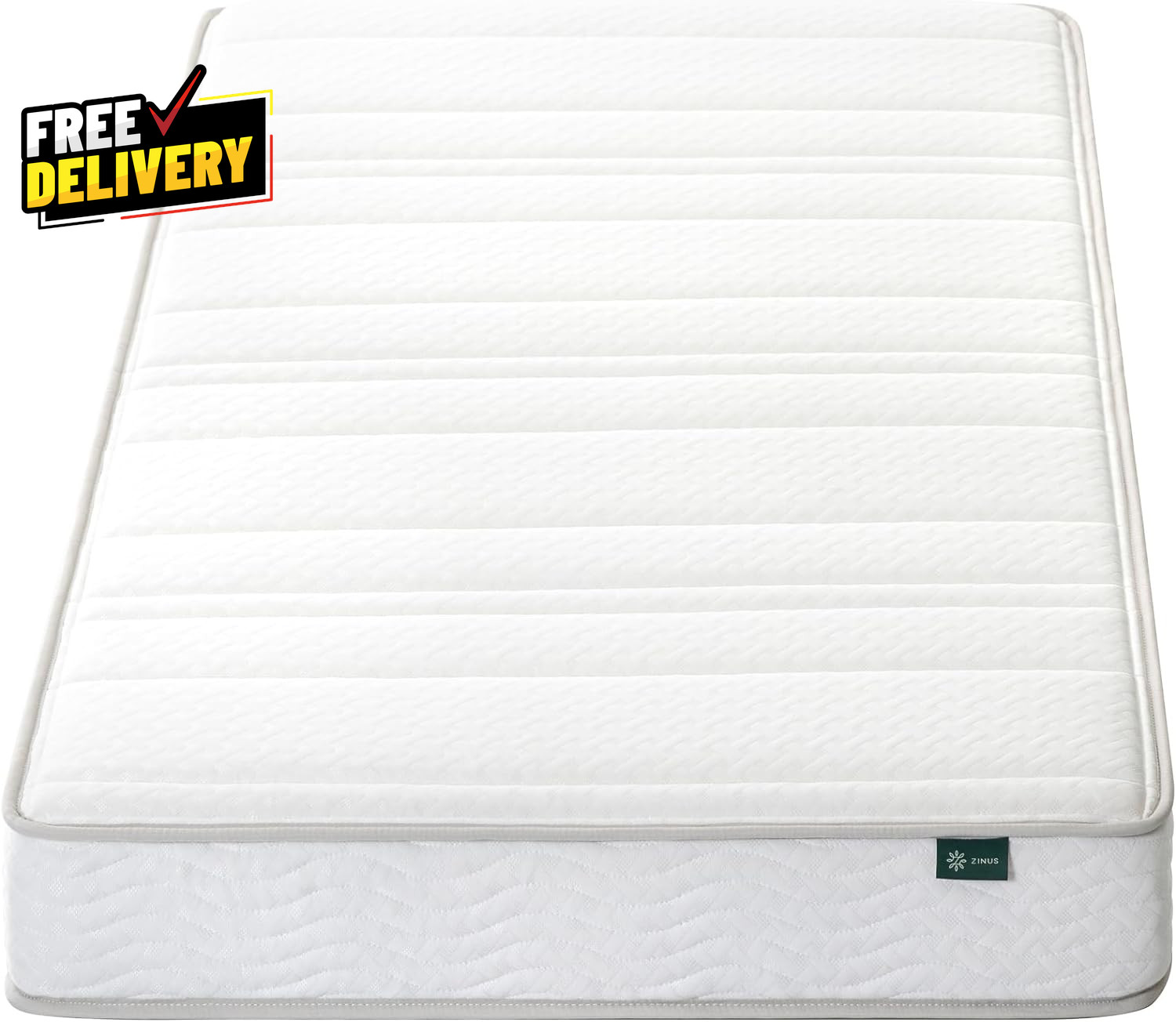 6 Inch Foam and Spring Hybrid Mattress New Version Twin XL Fiberglass Free M….