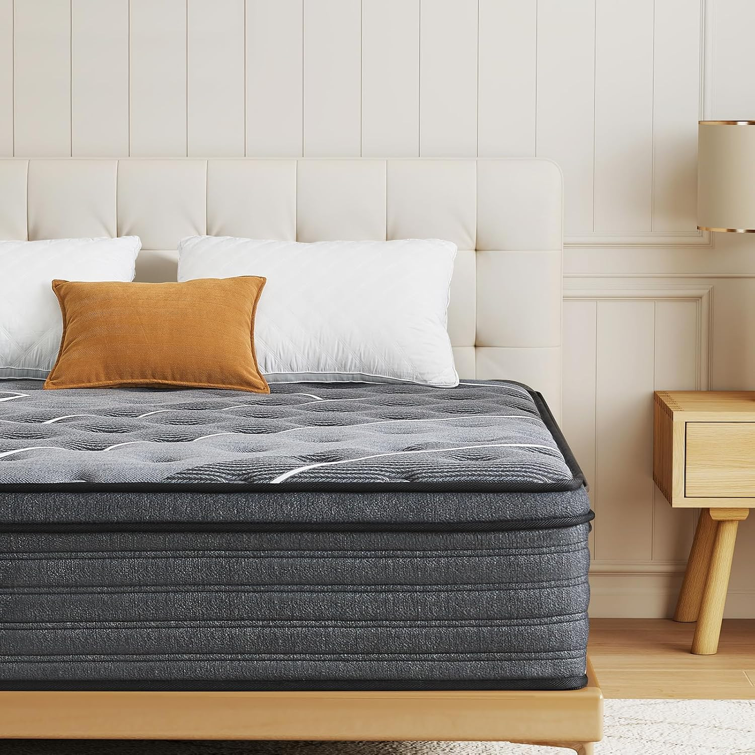 12 Inch Full Size Hybrid Mattress in a Box, Memory Foam Mattress with Pocket Spr