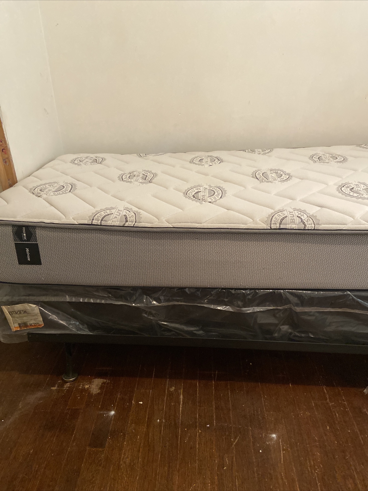 Grandeur Deluxe Twin Size (39″x75″x12″) Mattress and Box Spring Set – Fully…