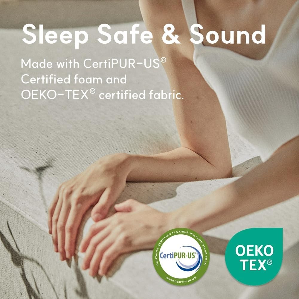 Breathable Full Size 6 Inch Mattress – Medium Firm, Low Motion Transfer Support