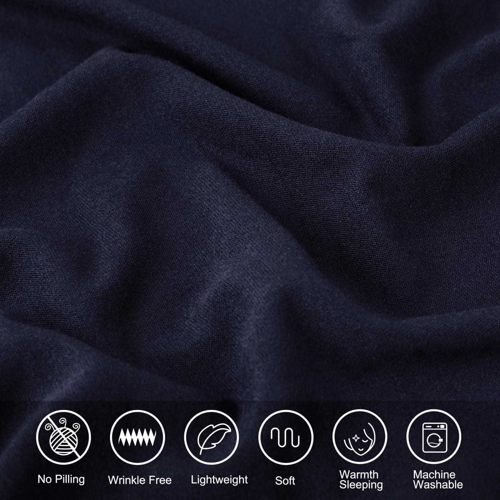190GSM Polyester Brushed Silky Fitted Sheet Deep Pocket 16 Inch