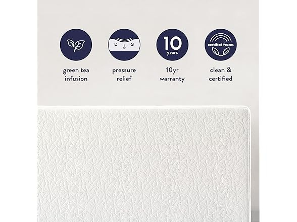 Best Price Mattress 10″ Twin Mattress XL Green 10 Inch Twin XL