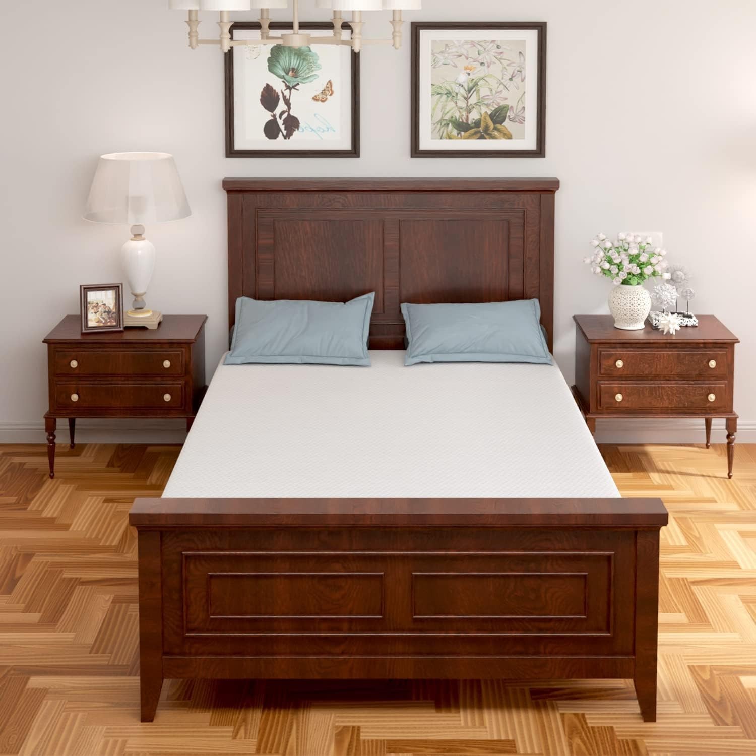 Green Tea Gel Memory Foam Mattress – Full Size, Medium-Firm