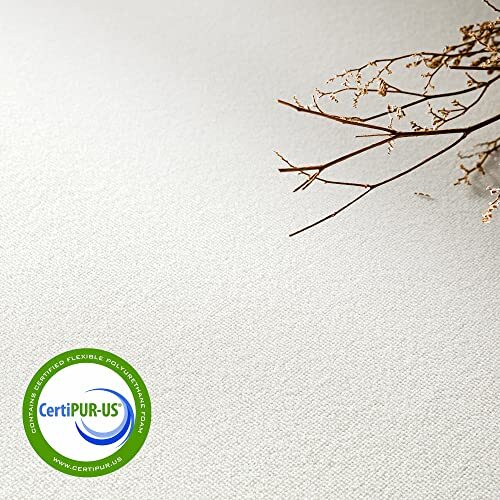 Best Price Mattress Full Mattress 6 inch Bed-In-A-Box, Green Tea Memory Foam Whi