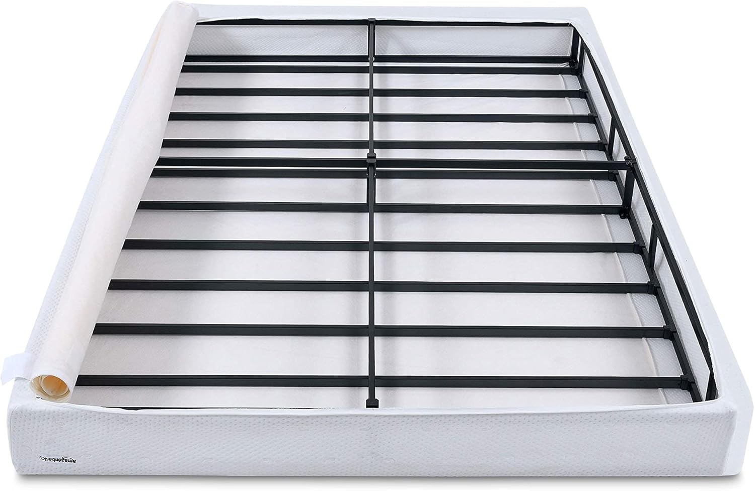 Amazon Basics Smart Box Spring Bed Base, 5-Inch Full(74"L x 53"W)