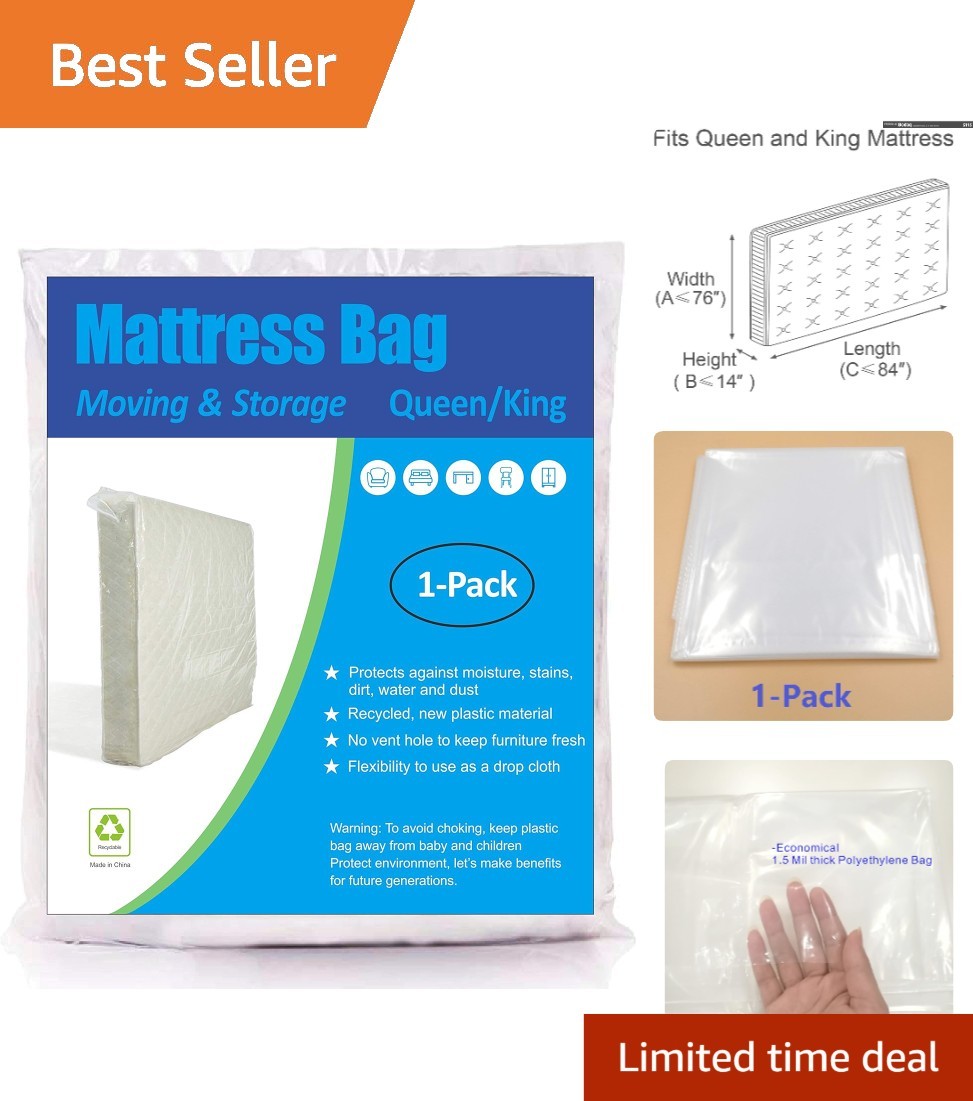 Protective Storage Bag for Queen/King Mattresses – Lightweight & Economical