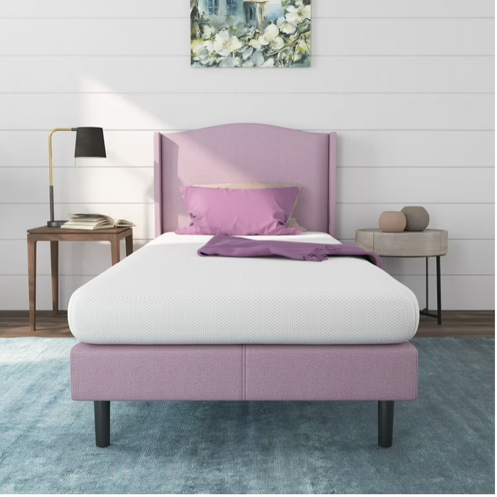 NapQueen Rainbow 5″ Twin, Memory Foam Mattress, White