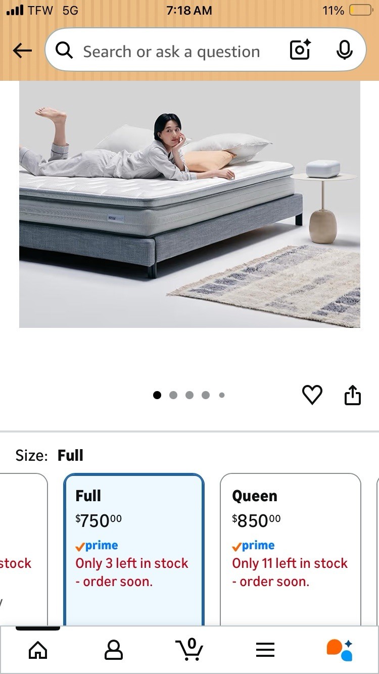 Anssil Flat Grid Plus Full Mattress Extra Firm With No Spring And 3D Technology