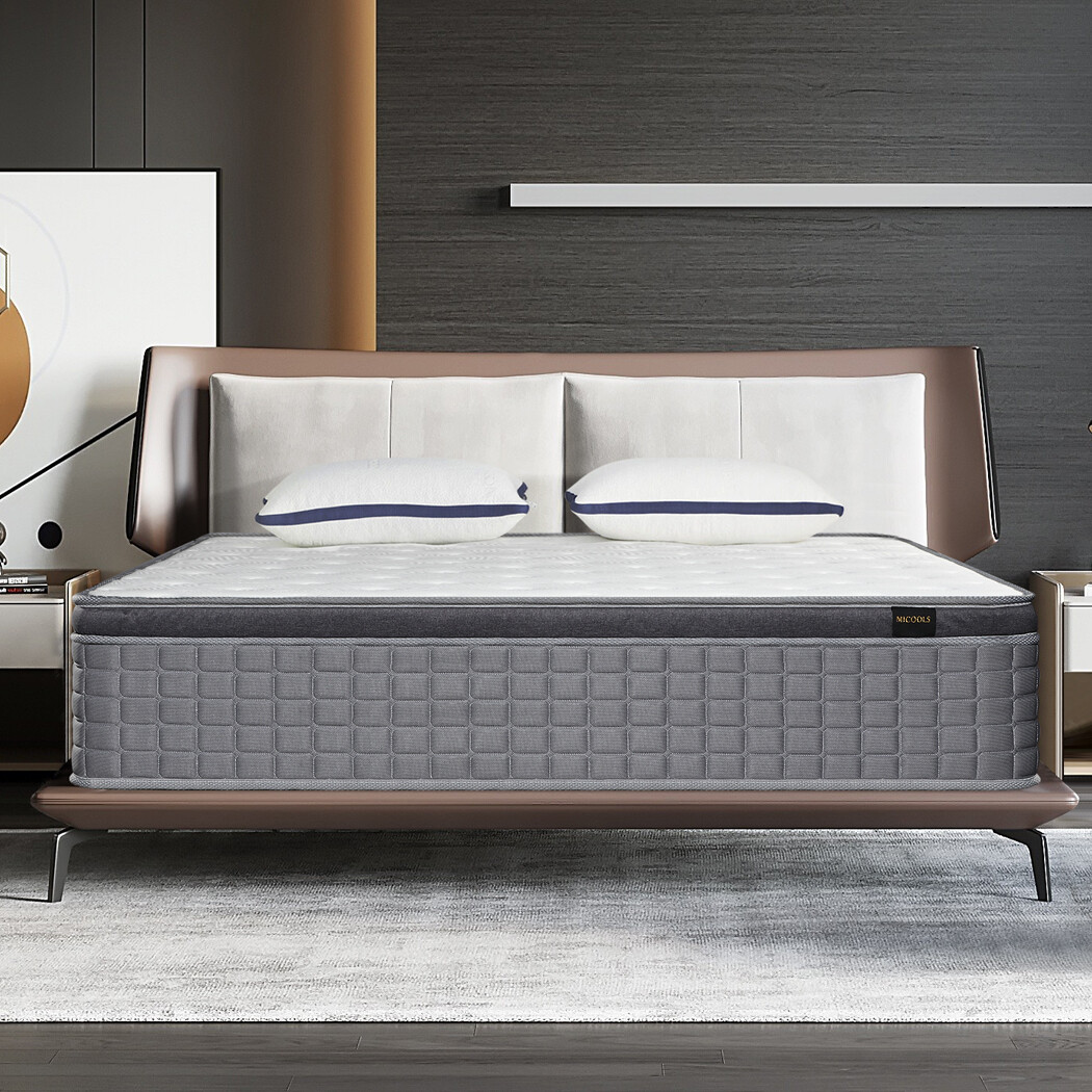 12/14 Inch Hybrid Memory Foam Mattress Twin Full Queen King Size Bed Medium Firm
