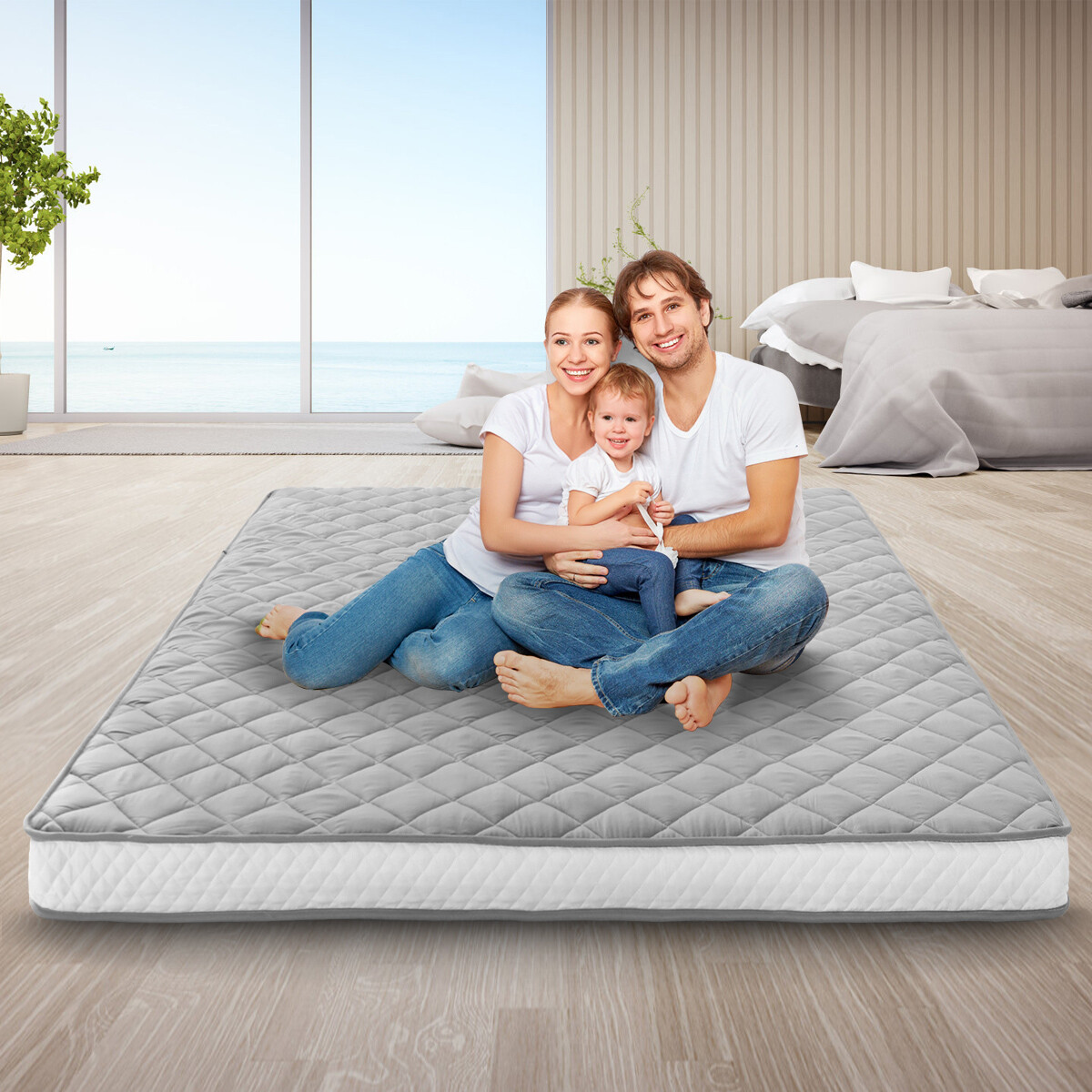 Floor Mattress Japanese Futon Mattress Foldable Bed Roll Up Camping Mattress