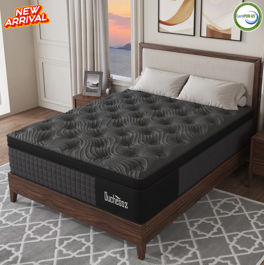 12″ Queen Colchon Gel Memory Foam Hibrido Cama Queen Mattress Hybrid Medium Firm