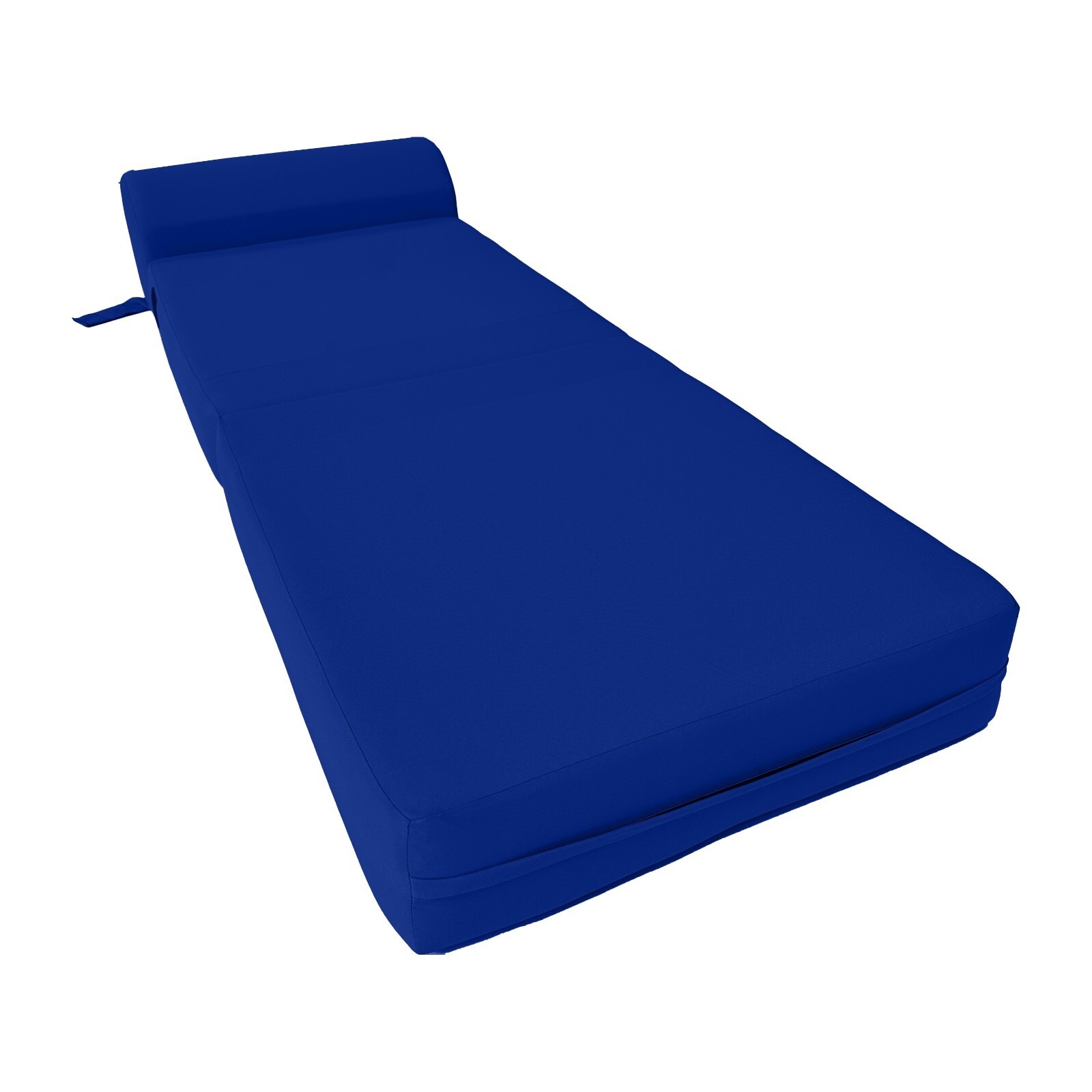 Royal Blue 6 x 24 x 70 Sleeper Chair Folding Foam Bed, Studio Sofa Beds, Couches