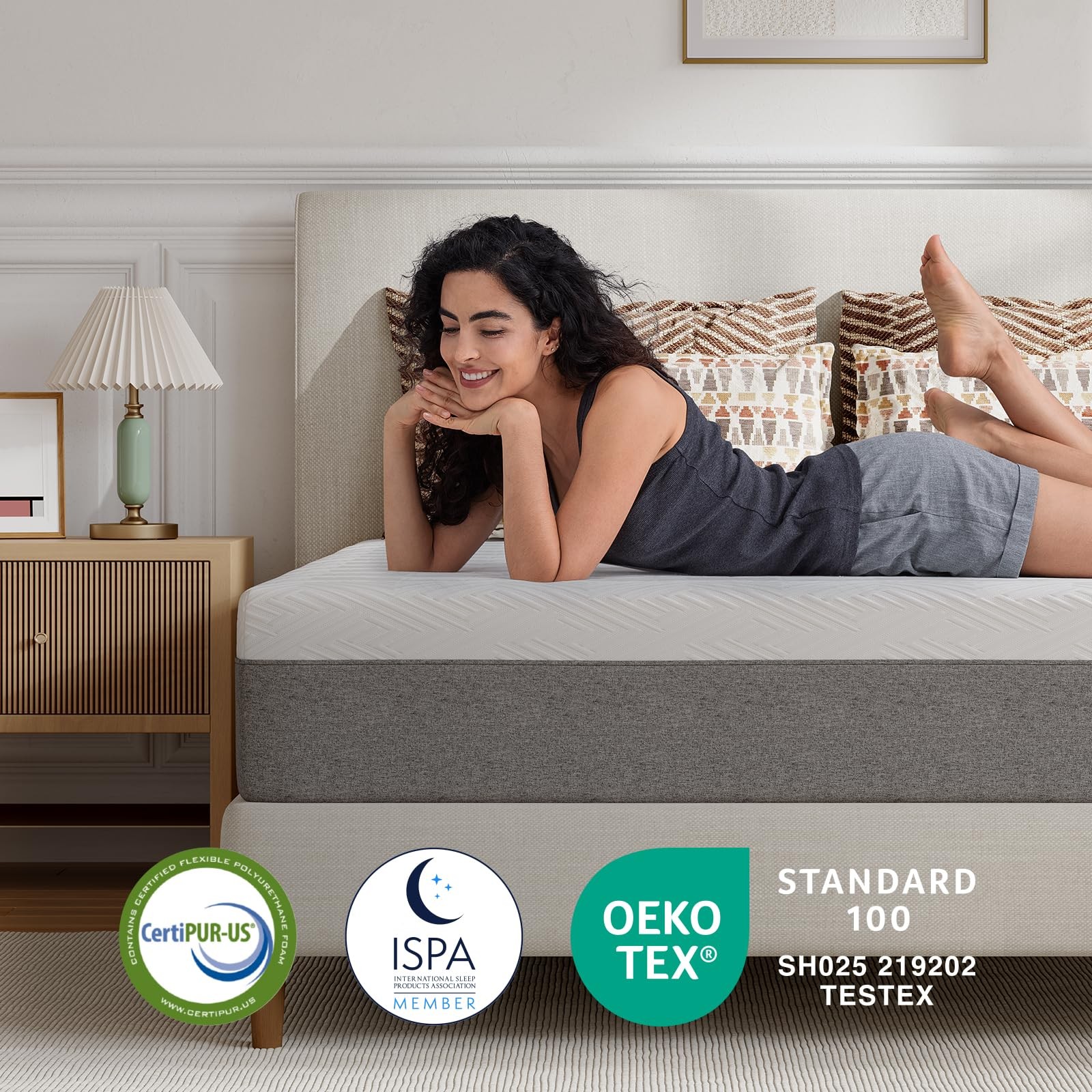 10 Inch Twin Size Memory Foam Mattress in a Box, Back Pain Relief & Body Supp…