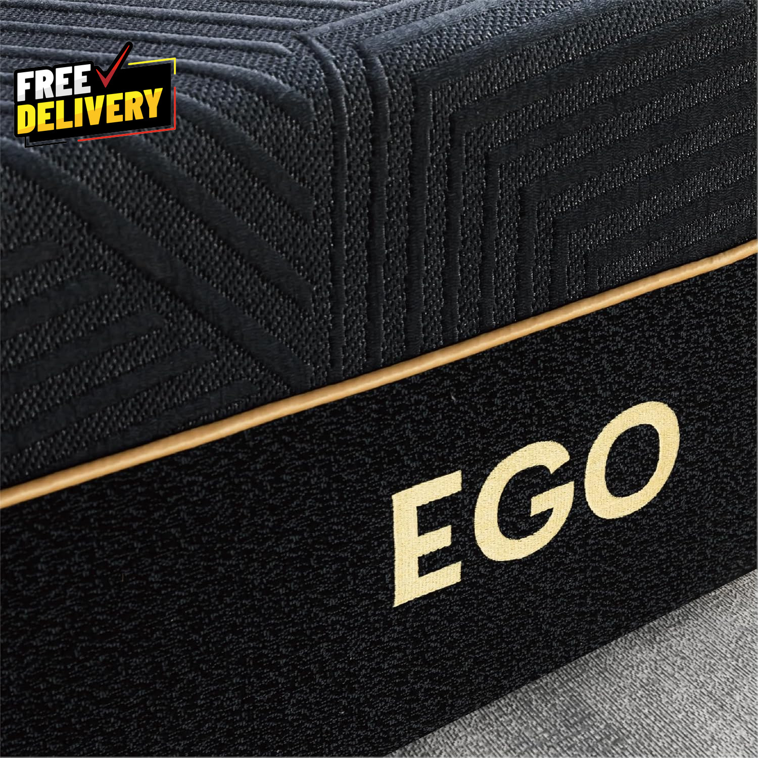 EGOHOME 14 Inch King Size Memory Foam Mattress for Back Pain Cooling Copper…..