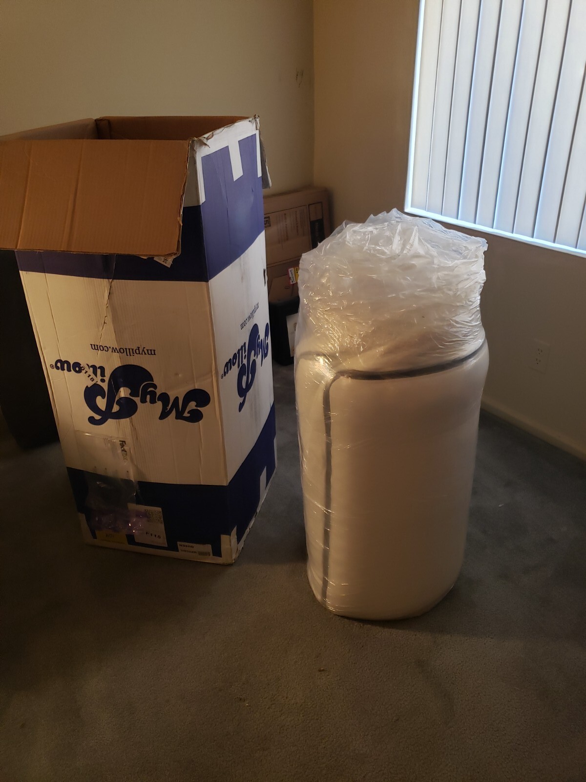 My Pillow, 2-Sided QUEEN size, Encased Coil MATTRESS – NEW – UNOPENED