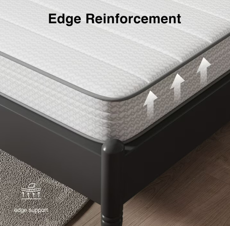 Avenco CozyNest 6″ Twin Size Medium Supportive Innerspring Mattress Twin