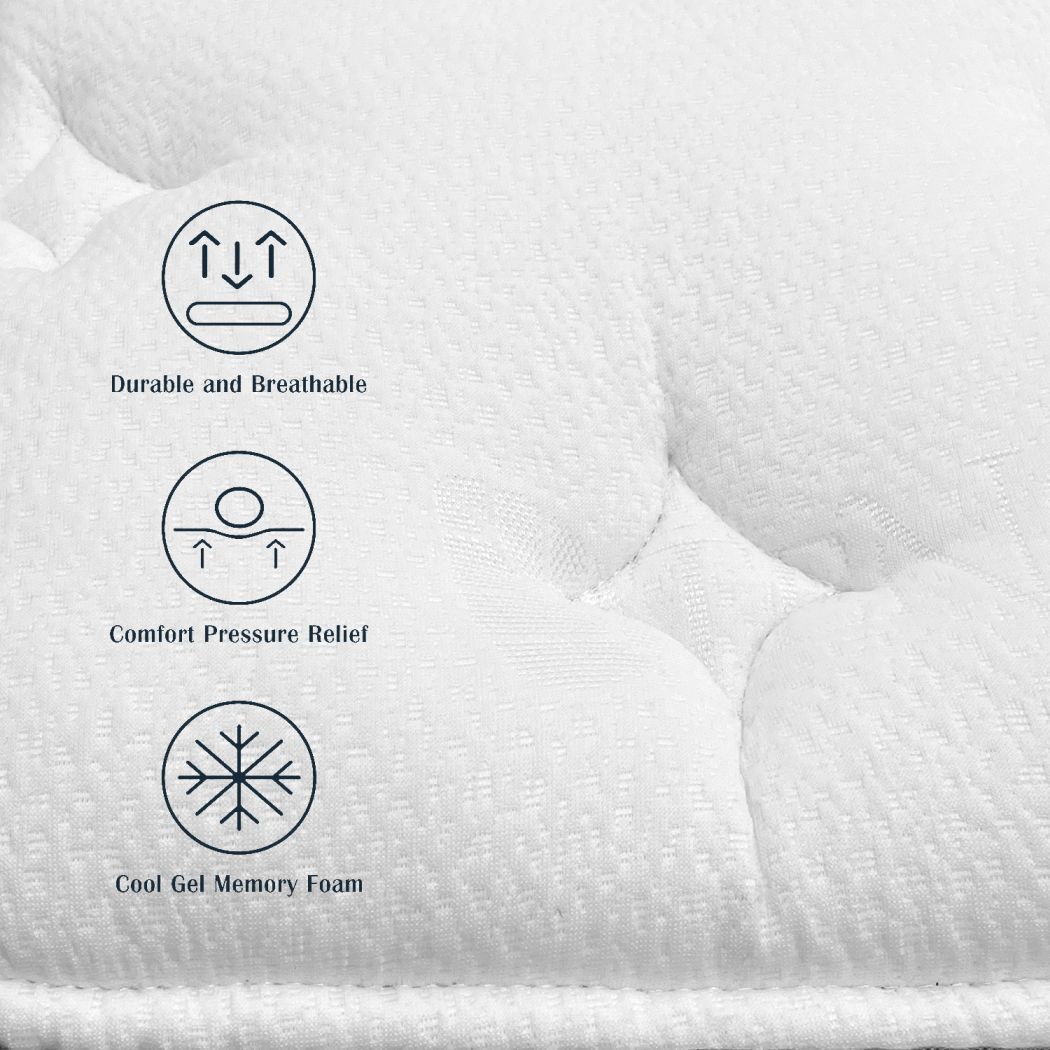 12″ 14″ Mattress in a Box Twin Full Queen King Size Memory Foam Pocket Spring