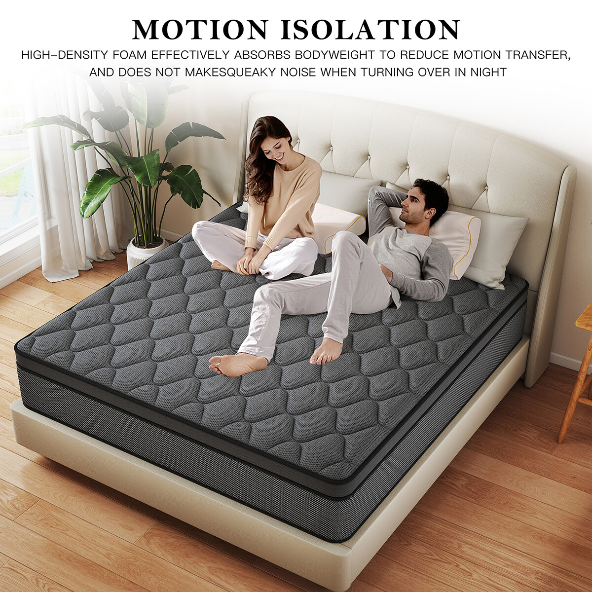 12″ Mattress In a Box Gel Memory Foam Pocket Spring Twin Full Queen King Size