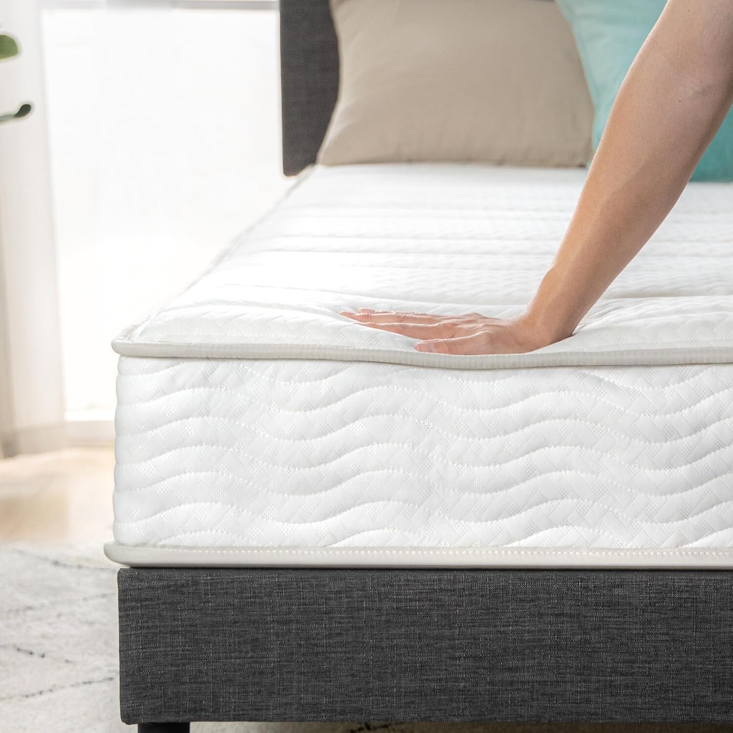 10 Inch Foam and Spring RV Mattress, [New Version], Short Queen for Rvs, Campers
