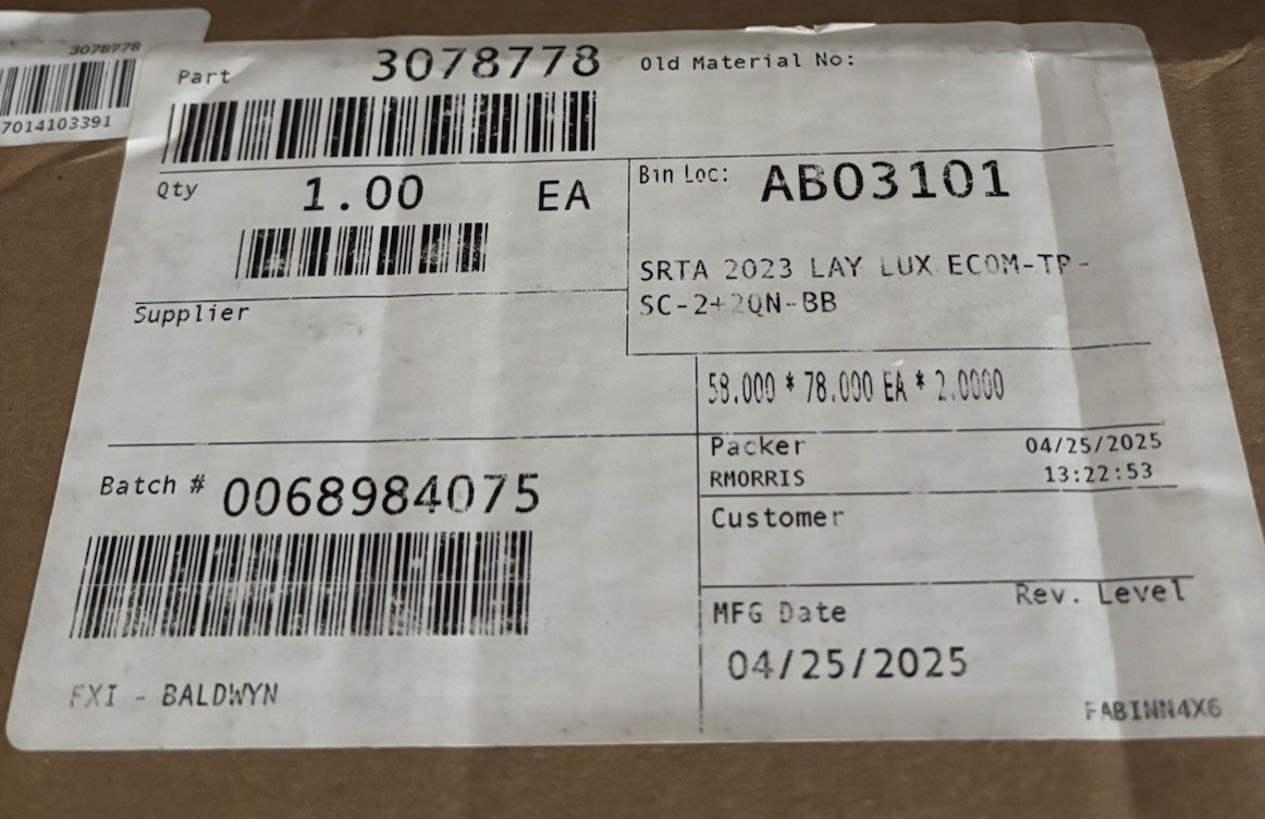 Serta Layered Luxury 4-in D Memory Foam Queen Mattress + Topper 3078778