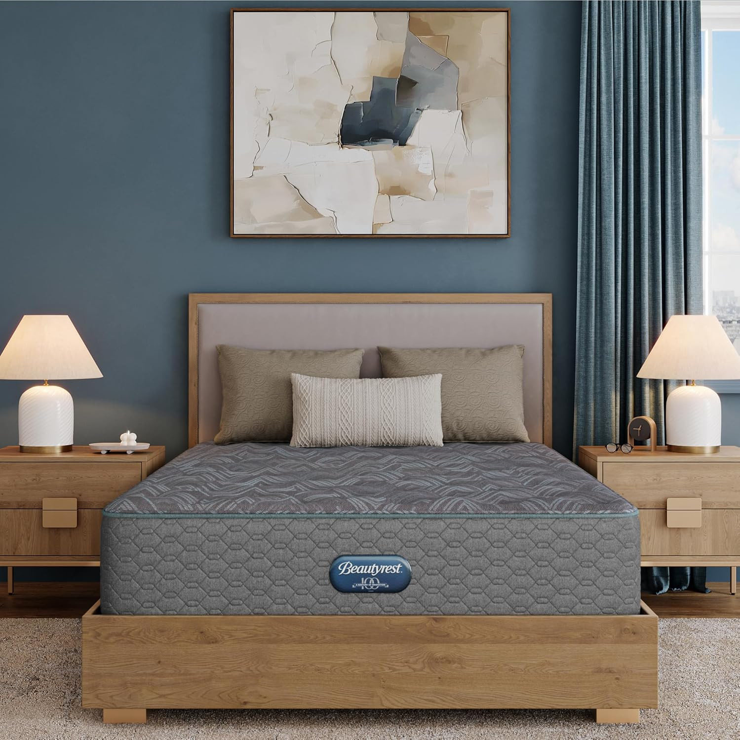 Prime Dream Plush 13.75″ Mattress – Queen – Durable Pocketed Coil, Support, Pres