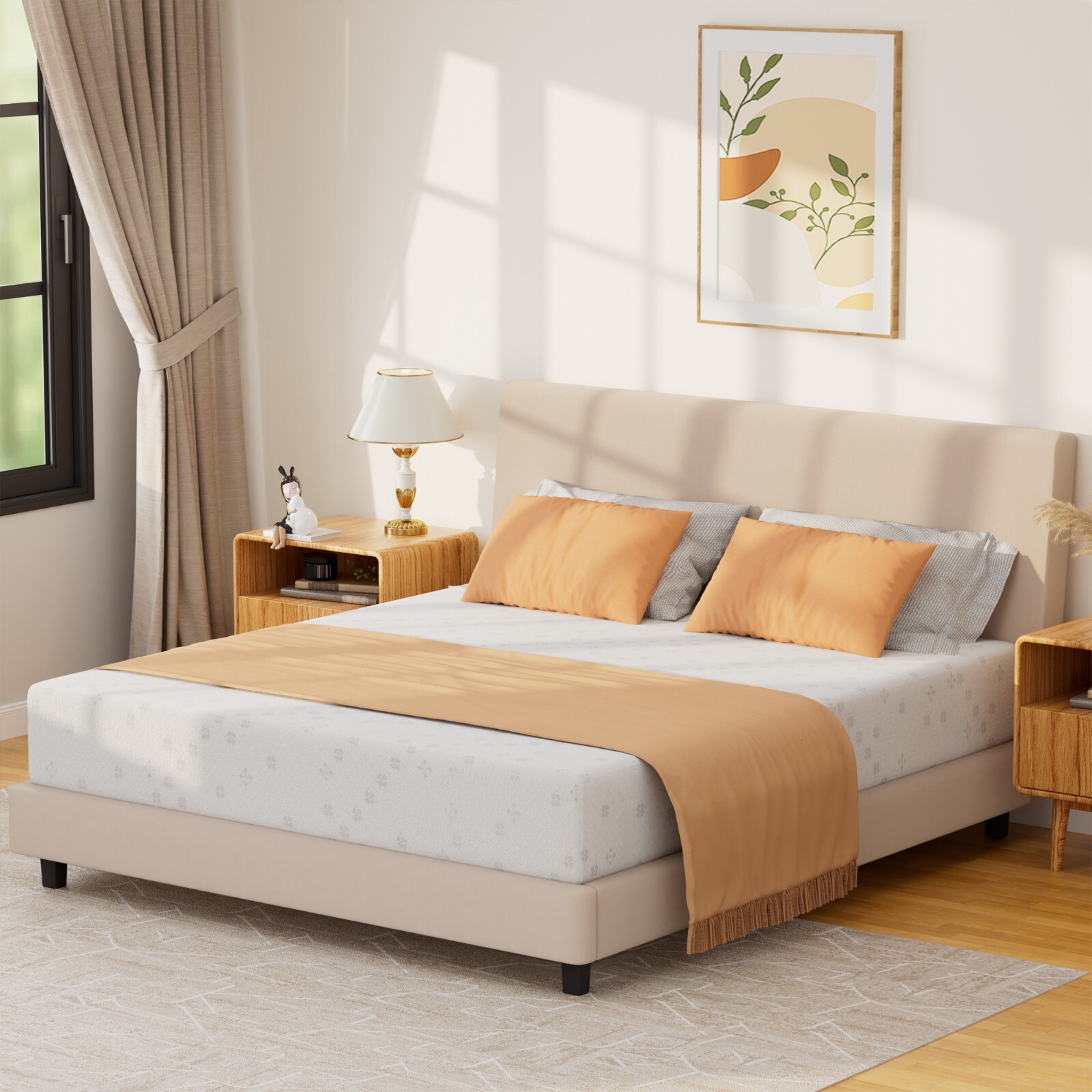 8/10/12 Inch Twin Full Queen King Gel Memory Foam Mattress Medium Firm Support