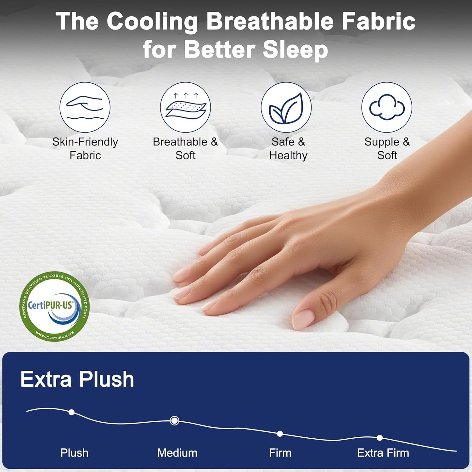 12″ Twin Size Hybrid Mattress – Gel Memory Foam & Pocket Springs, Medium Firm
