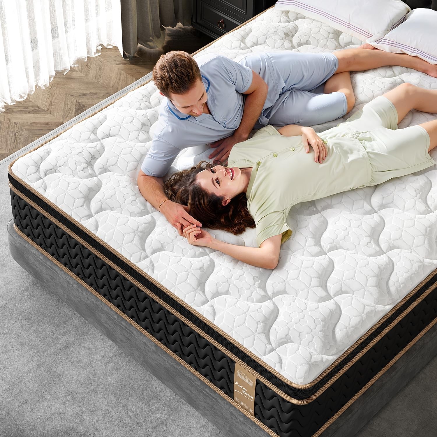 12” Full Queen King Size Mattress Memory Foam Medium Firm Mattress in a box