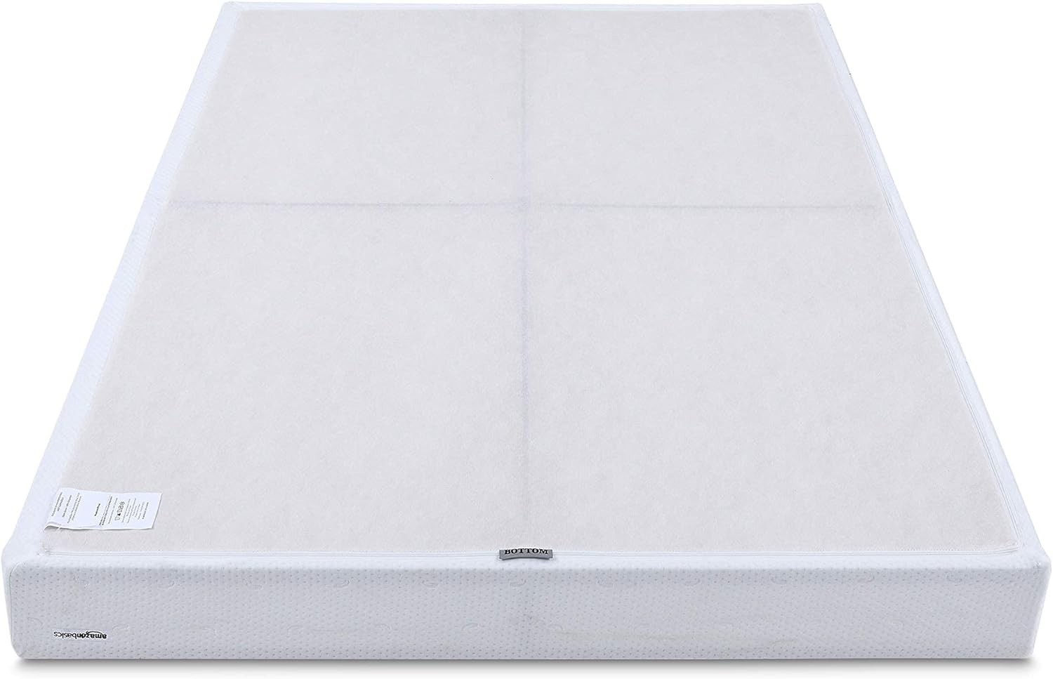 Amazon Basics Smart Box Spring Bed Base, 5-Inch Full(74"L x 53"W)