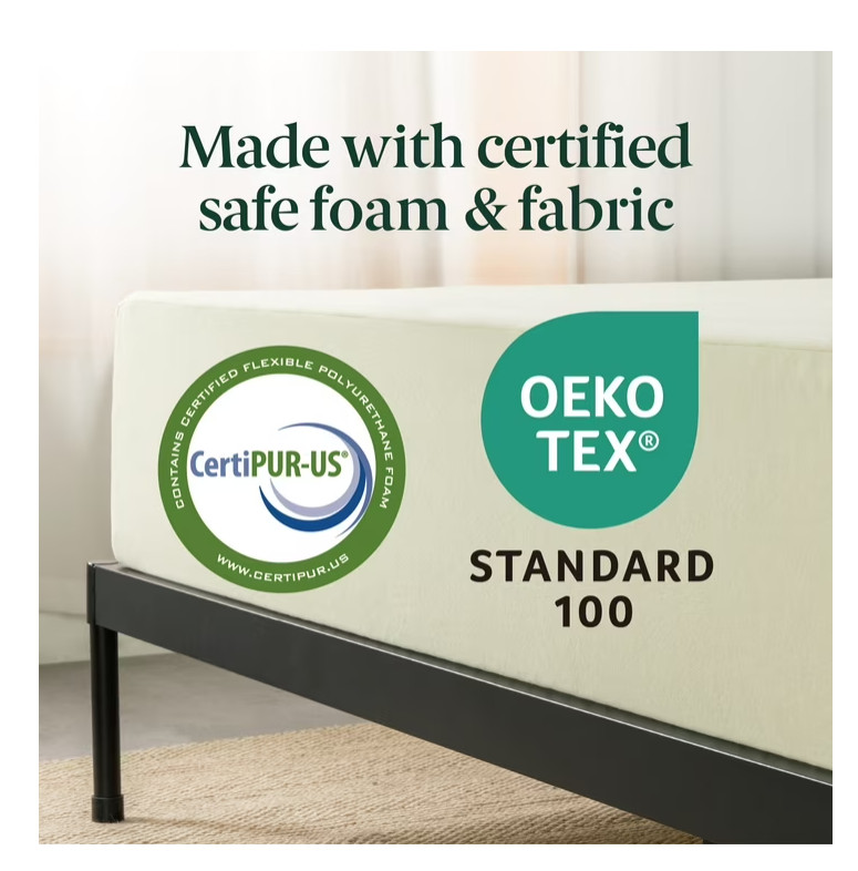 Zinus Gel Airflow 6″ Tight Top Memory Foam Mattress CertiPUR-US Certified, Full