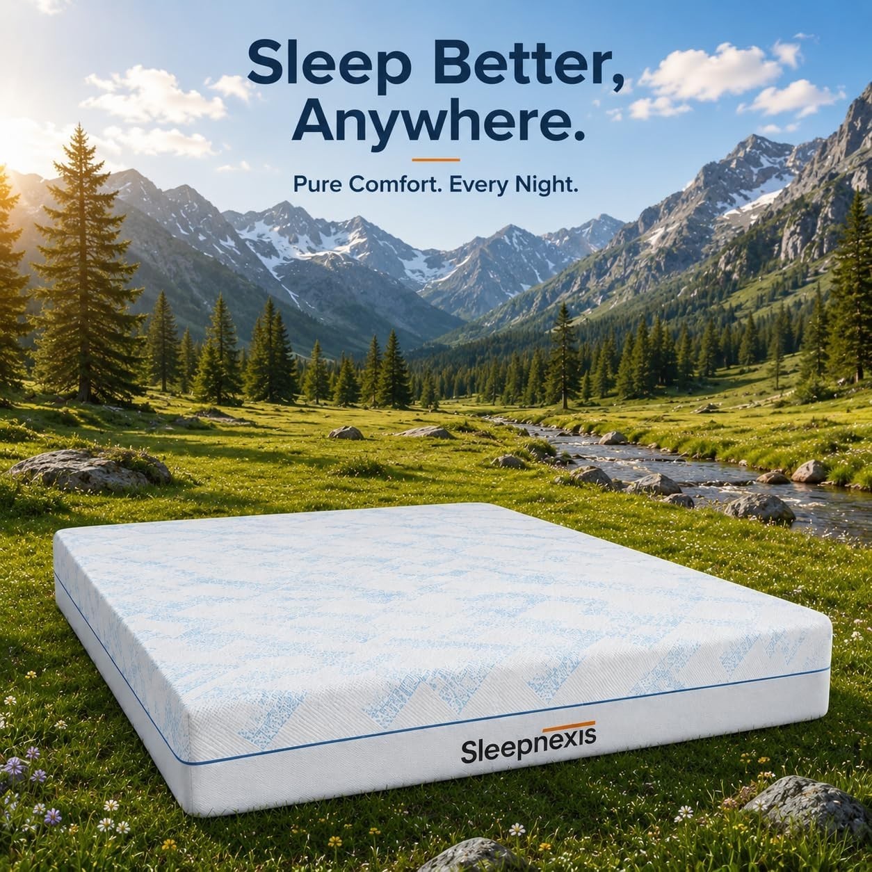 RV Mattress 8/10 Inch Cooling Gel Memory Foam Medium Firm CertiPUR-US Fiberglass
