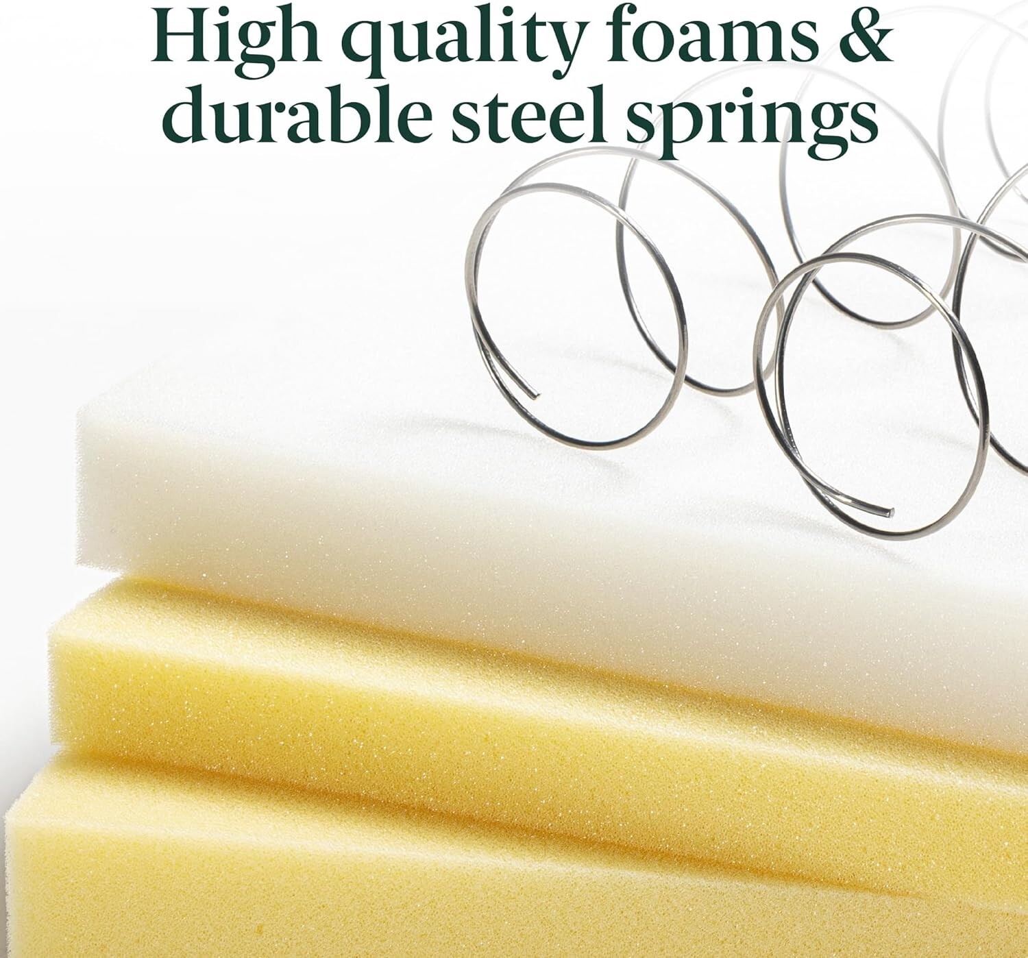 10 Inch Foam and Spring RV Mattress, [New Version], Short Queen for Rvs, Campers