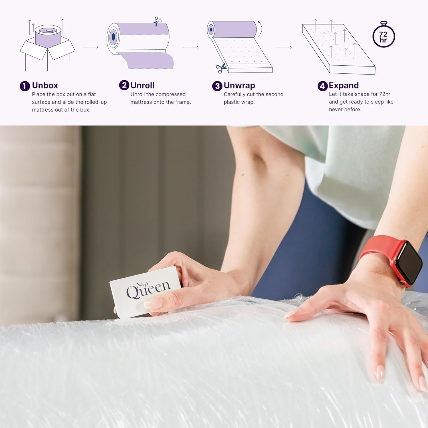 Cooling Gel Memory Foam Twin XL Mattress – 12 Inch Bed in a Box