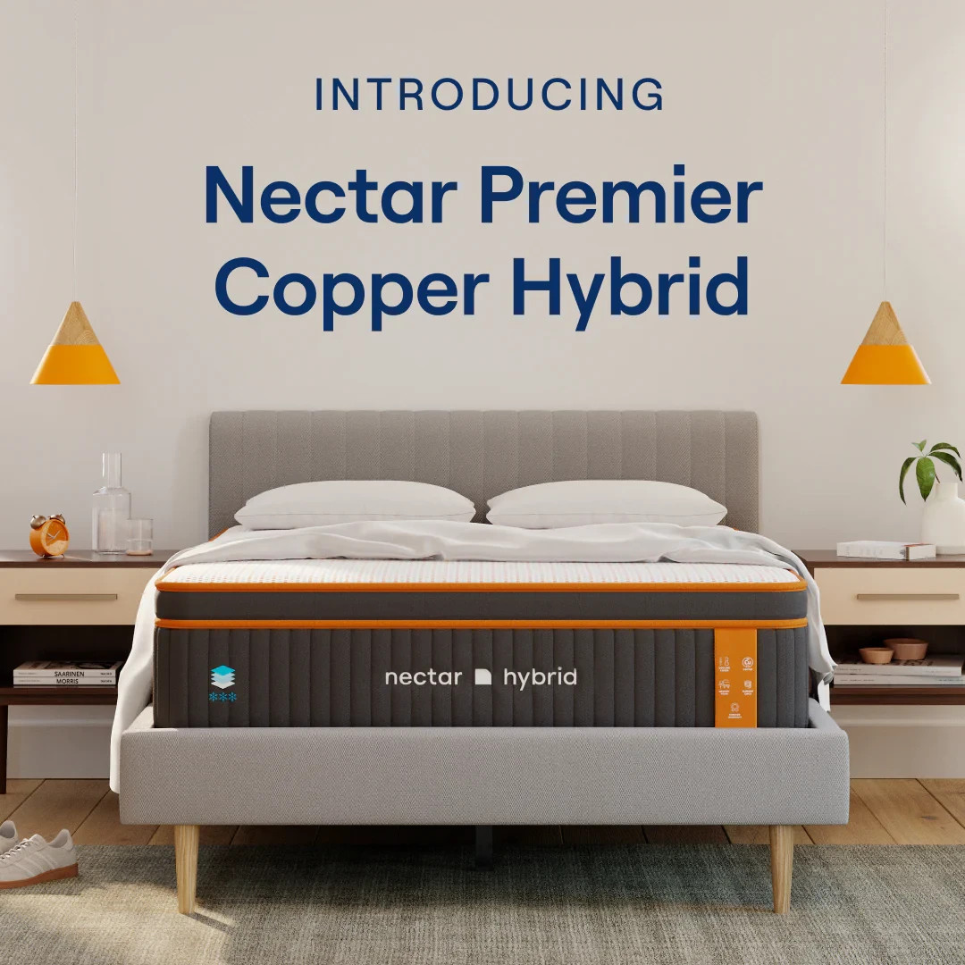 Nectar Premier Copper Twin Mattress – Sanitized And Recompacted – Free Delivery