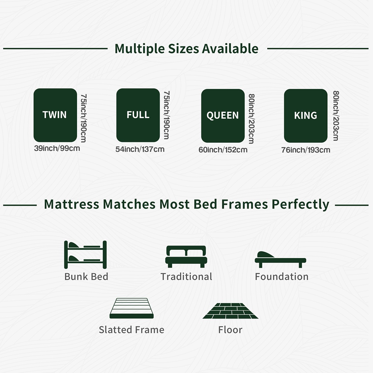 12″14″ Mattress Twin Full Queen King Size Gel Memory Foam Pocket Spring in a Box