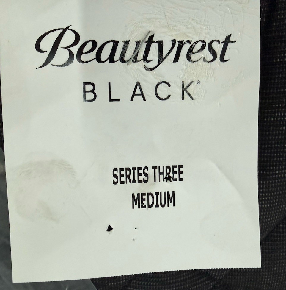 SIMMONS BEAUTYREST KING BLACK SERIES 3 MEDIUM 15″ MATTRESS NEW CLEARANCE FASTSHP