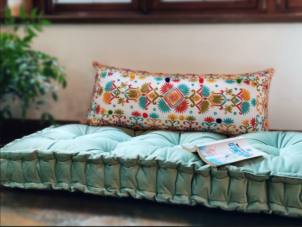 Custom French Mat mattress Daybed Sofa Cushion Day Bed Bench Seat Hand Tufted