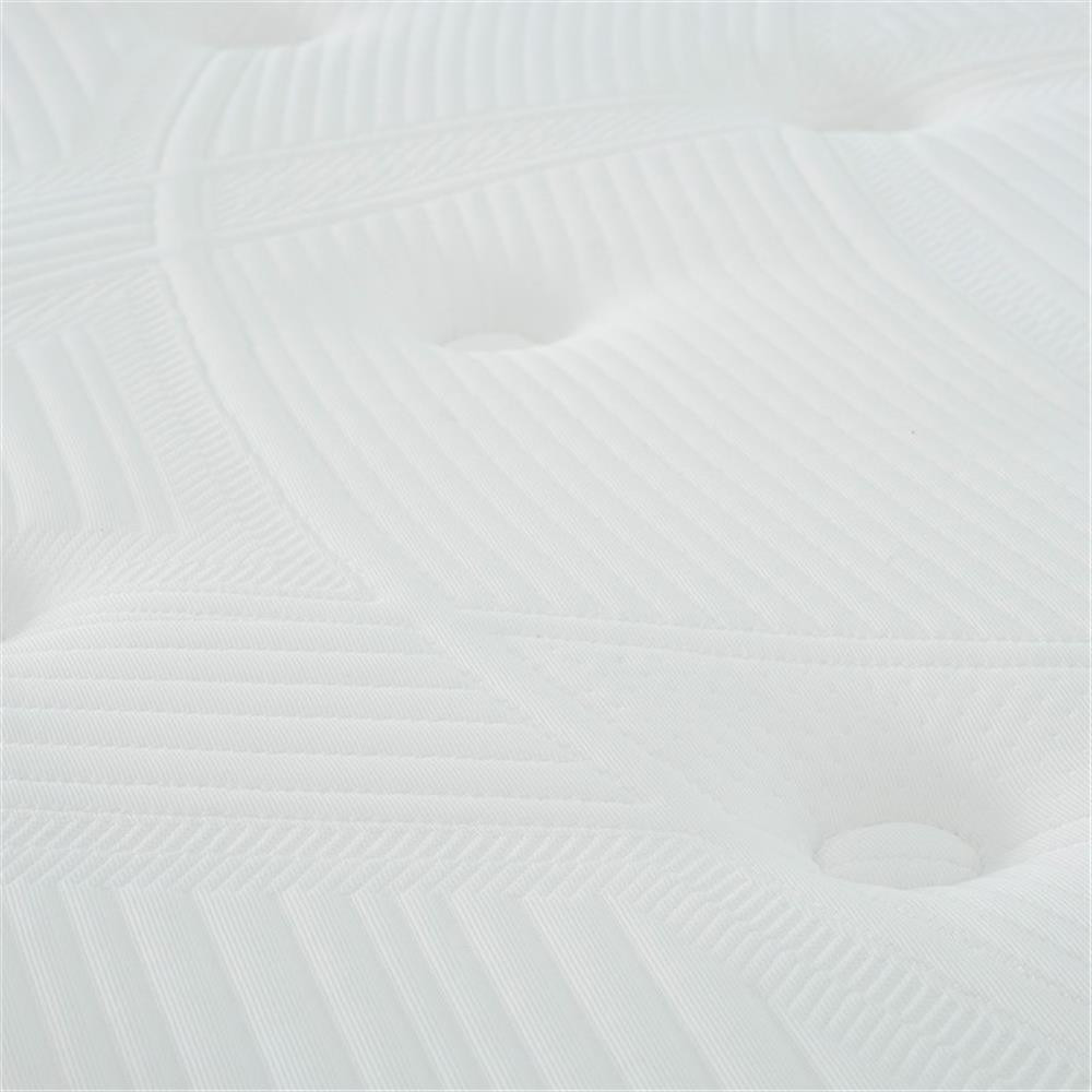 Pemberly Row Modern 8-Inch Polyurethane Full Mattress in White