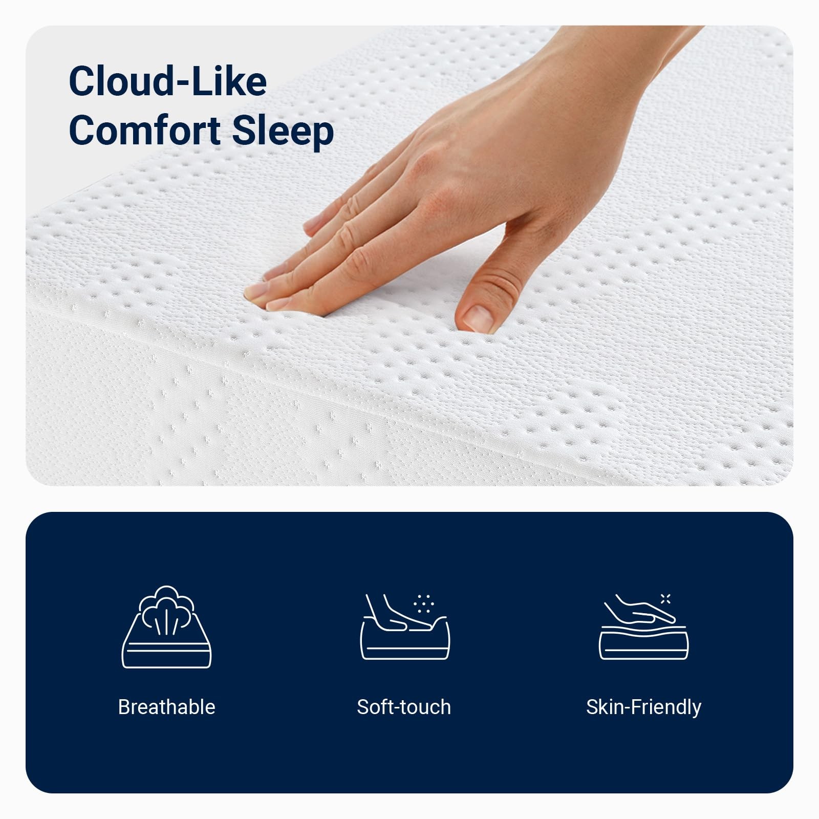 Avenco Twin Mattress, 5 Inch Twin Size Mattress for Kids, Gel Memory Foam Mattre