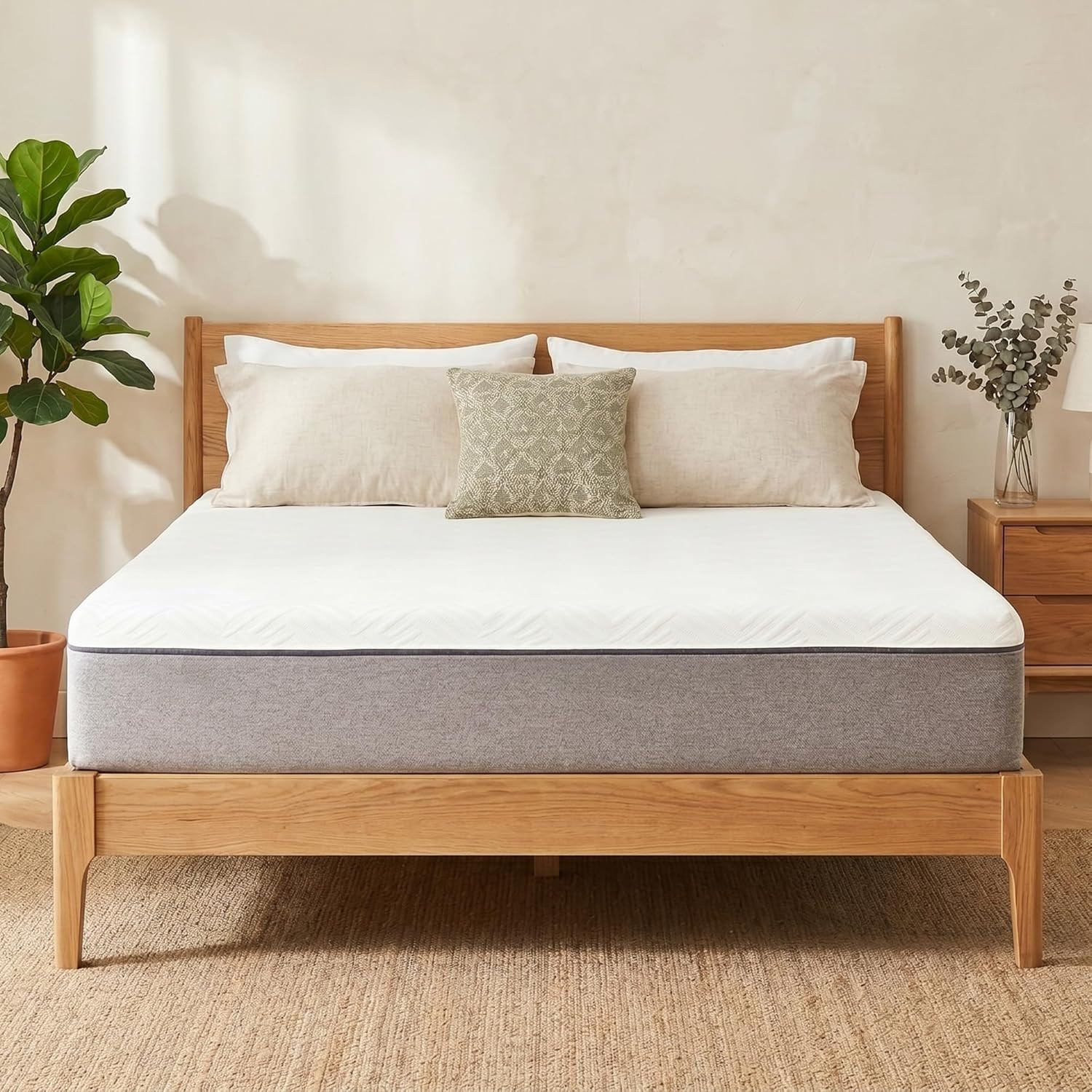 8 Inch Twin Mattress, Memory Foam Twin Size Bed Mattress in a Box, Soft and Comf