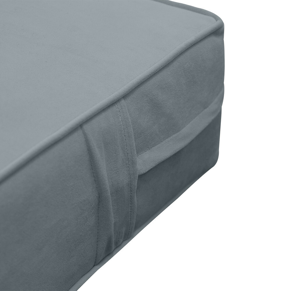 Same Pipe 8″ Twin-XL 80x39x8 Velvet Indoor Daybed Mattress |COVER ONLY|-AD347