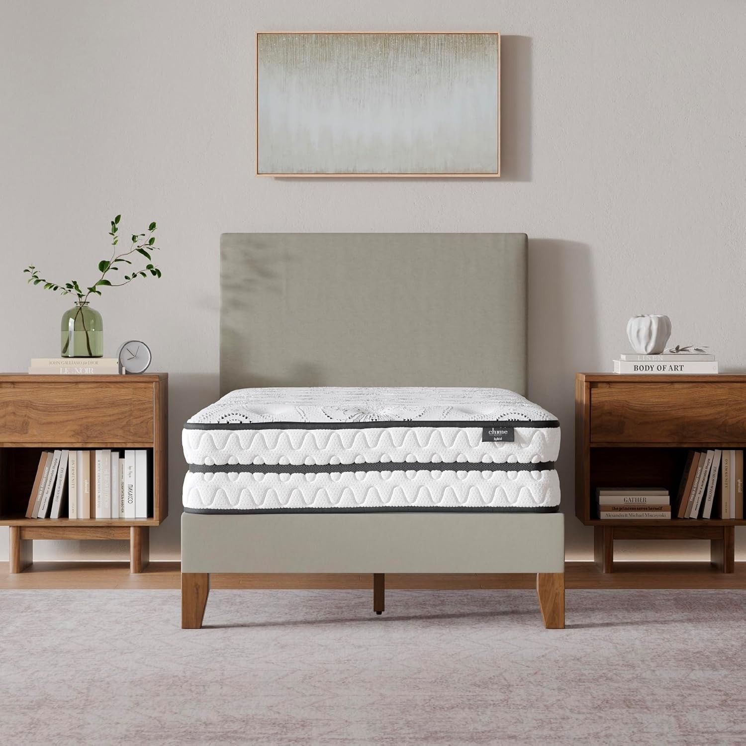 Twin Size Bed Mattress with Hybrid Design and Cooling Foam for Ultimate Comfort