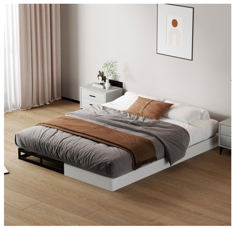 Queen Size Box Springs – 5 Inch Low Profile Mattress Foundation No Noise Heavy D