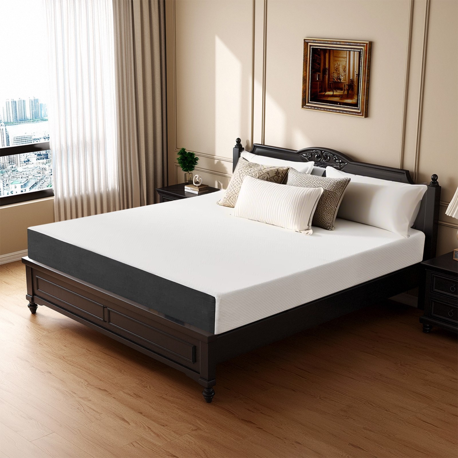 5″ 6″ Memory Foam Mattress Medium Firm Support Mattress in a Box,Fiberglass Free