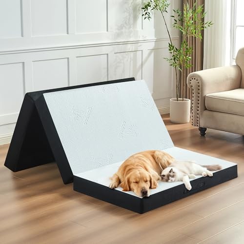 4 Inch Trifold Mattress Size Foldable Memory Foam Mattress Single White 4 IN