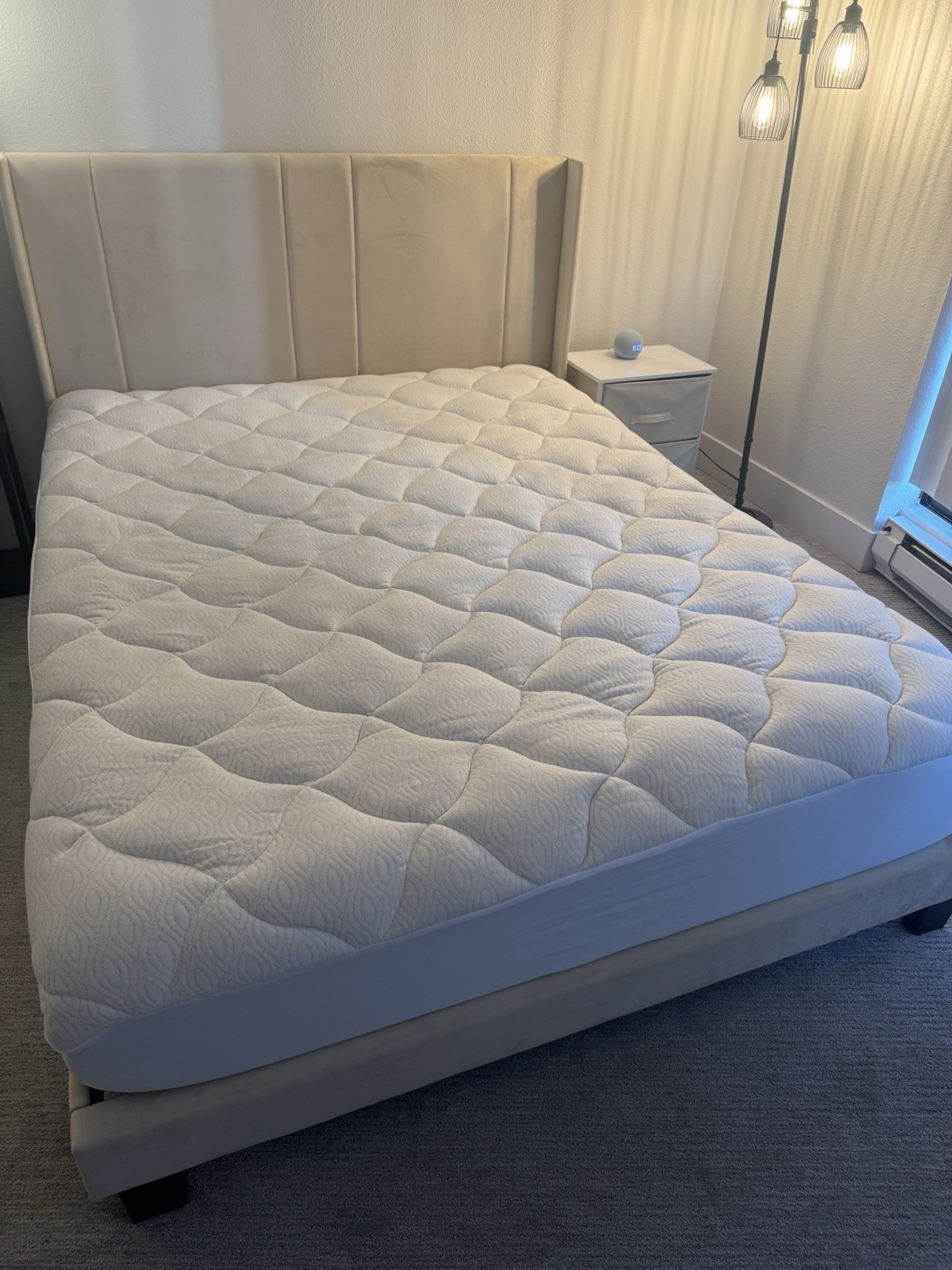 Move out Sale – Bed Frame + Mattress+ Side table